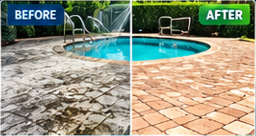 Pool Decks & Lanai Before and After